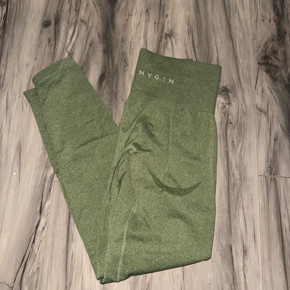 NVGTN Olive Green Active Leggings